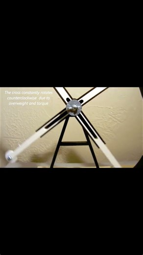 Cross shaped perpetual machine