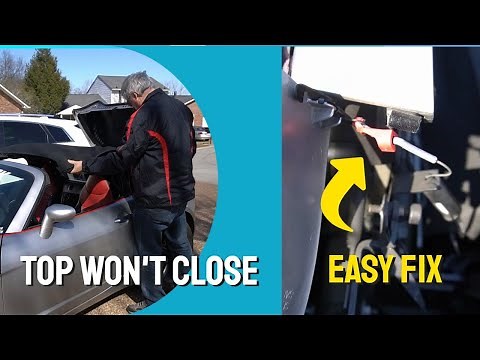 Fixing Your Stuck Convertible Top - Saturn Sky Pontiac Solstice Opel GT