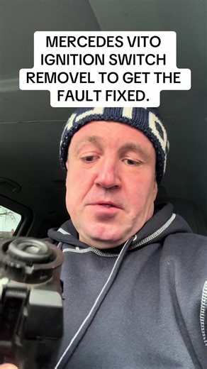 MERCEDES VITO IGNITION REMOVAL TO GET REPAIRED #diy #mercedes #work #fyp #mercedesvito