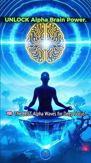 UNLOCK Alpha Brain Power 🧠 The BEST Alpha Waves for Deep Focus