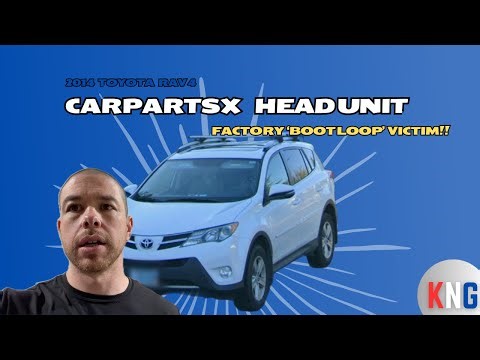 Installing an Android Head Unit in a 2014 Toyota RAV4 (Fixing Boot Loop Issue)