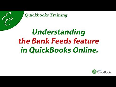 Understanding the bank feeds feature in #QuickBooks Online.