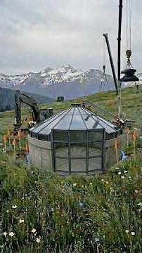 I Built a Hidden Luxury Underground Observatory in the Alps! 😱🏔️ | Timelapse #timelapsebuild #asmr