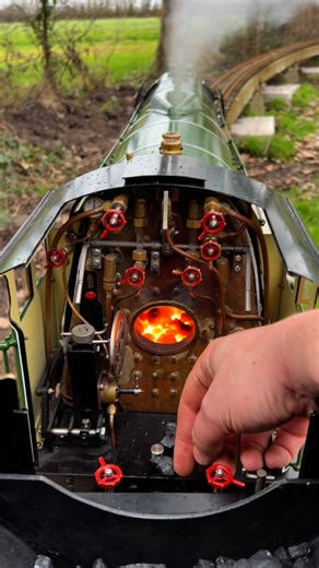 Alex Fletcher on Instagram: "A live steam driving compilation of some of my favourite miniature locomotives I’ve had the joy of firing. Driving Flying Scotsman was certainly a highlight but my favourite will always be John’s Pansy Tank 😁🚂 #steamlocomotive #steamtrain #livesteam #narrowgauge #modelrailway #modelrailroad"