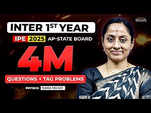 IPE 2025 Physics [4M Questions] – Most Important Questions for Inter 1st Year Physics