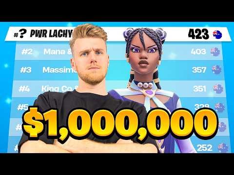 I Played in a $1 MILLION Fortnite Tournament!