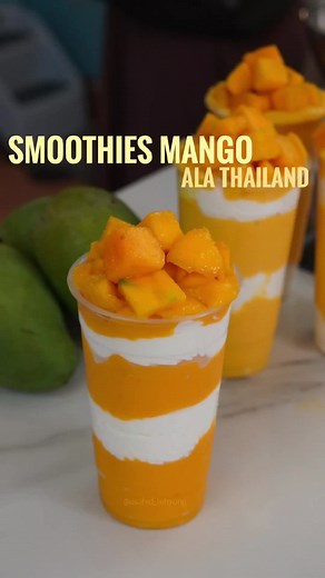 Mango Smoothies Thai: Segarnya Mangga yang Lumer di Lidah