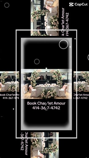 Book your private Dinners at Char’let Amour Wedding & Event Center 12519 w Hampton Ave butler wi