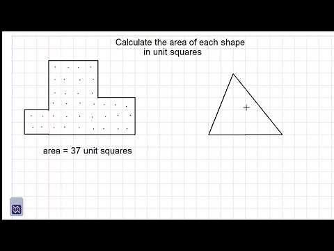 calculating area by counting unit squares