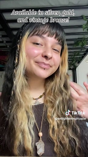 How to use my spiral hair twists! Link to shop is in bio!! 🫶🌀🌿🧚‍♀️✨❤️ #hippieshop #handmadeaccessories #hippiejewelry #hairjewelry #hairtwists #crystalhairtwists #spiralhairtwist #hairaccessories