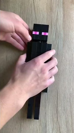 LEGO Enderman: Minecraft build