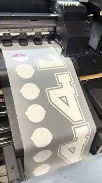 Let Etsy save you set up time! Printing numbers for jerseys. #dtfprinting #theprintboss