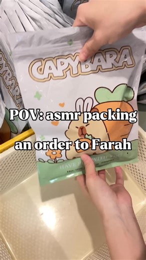 Fachai on Instagram: "Part two -8 mystery stationery bag to Farah .💕 . . . #asmr#packing#packingorder#stationery#smallbusiness"