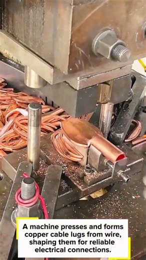 Copper Cable Lug Production Process – How Machines Turn Wire into Perfect Electrical Connectors ⚡🔥