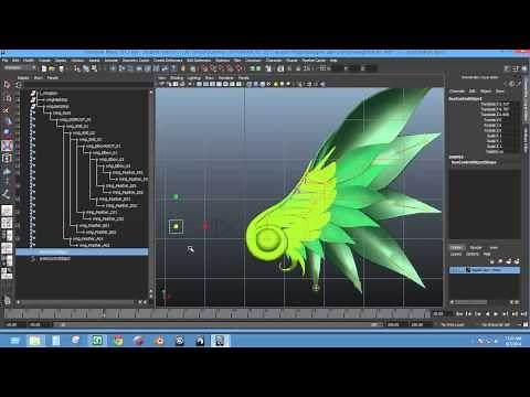 Rigging - Basic Wings Rig (Autodesk Maya)