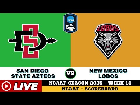 🔴LIVE : San Diego State Aztecs Vs New Mexico Lobos | NCAAF 2025 | NCAAF Live SCOREBOARD | 11/29/2025