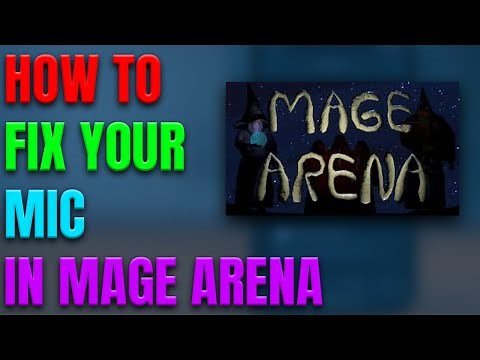 How To Fix Your Mic In Mage Arena!