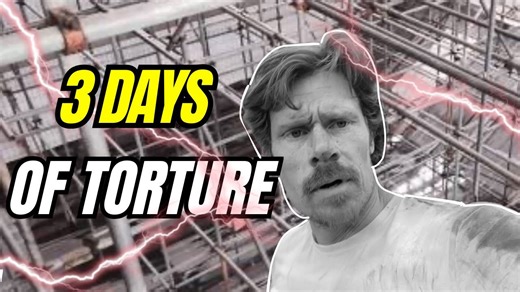 One of those tough jobs: Solo scaffolding with a Shark Scaffold