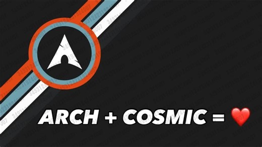 2025.11.29 【The Linux IT Guy】使用COSMIC桌面环境的Arch Linux 🚀