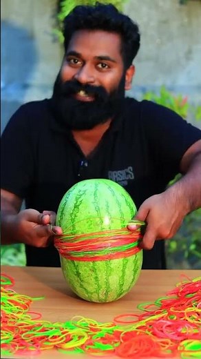 1 Lakh RubberBand VS Watermelon | M4 TECH |