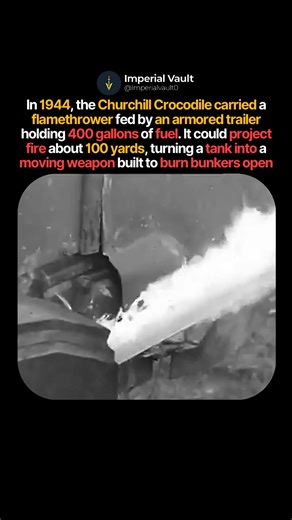 WWII’s Most Terrifying Flamethrower Tank #shorts #history