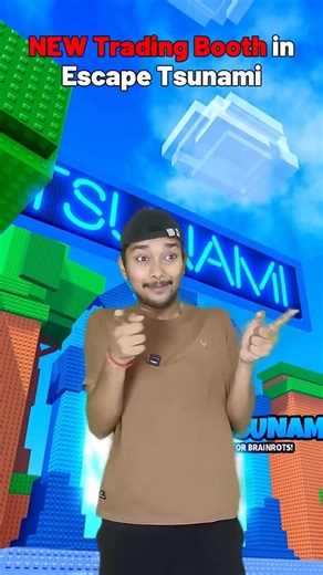NEW Trading Booth in Escape Tsunami | #roblox #stealabrainrot