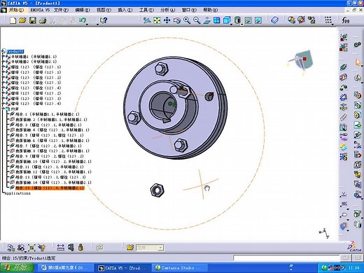 catia装配设计视频教程-装配实例