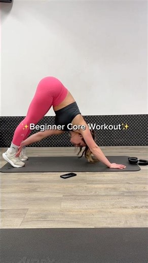 Beginner Core Workout (bodyweight only!)