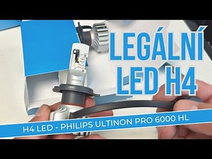 LEGÁLNÍ LED H4 "ŽÁROVKA" S HOMOLOGACÍ - TEST NA DACIA DOKKER