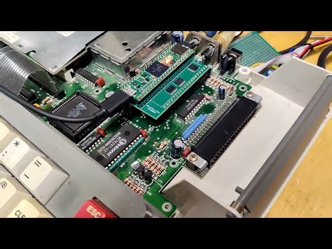 MCL6809 running NitrOS9 on the Tandy Color Computer 3 (coco3) - part 1