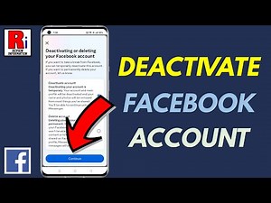 How to Deactivate Your Facebook Account from Your Mobile Device (2023)