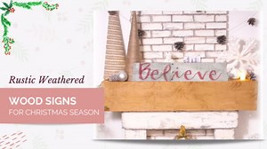 Rustic Wood Joy - Happy Fall Sign for Porch or Wall (Joy/Happy Fall)