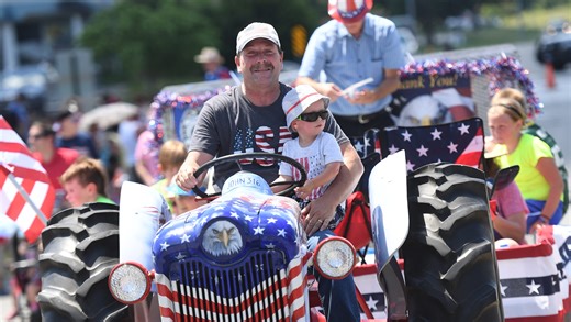 Trump's inauguration parade includes an Iowan — and his famous patriotic tractor