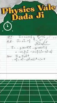 Ball Projected Perpendicular to Incline | Find v/u | Projectile Motion Trick
