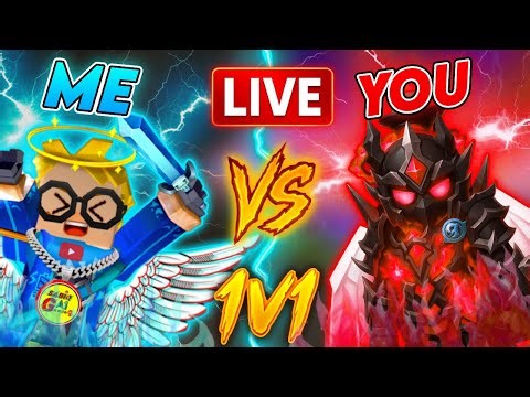 Insane 1V1 with YOU in Blockman Go Bedwars! PC vs Mobile 🔥💻