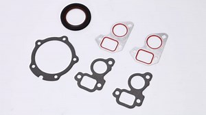 Timing Cover Gasket Set & Camshaft Retainer Plate Gasket Fits 4.8L 5.3L 5.7L 6.0L 6.2L LS Gen III IV V Engine - LS1 LS2 LQ4 LQ9 LS3 L92 L94 L76 L77 LY6 L96 Replace# TCS45993 12633904 12589016
