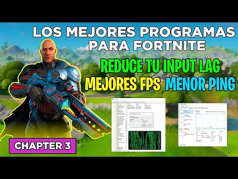LOS MEJORES PROGRAMAS PARA FORTNITE (Reducir input lag & subir fps)
