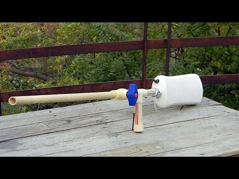 How to make a Gun using PVC Pipe | Homemade Air Gun | PVC Gun