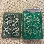 Bicycle Jacquard Premium Playing Cards, Silver and Emerald Green, 1 Deck