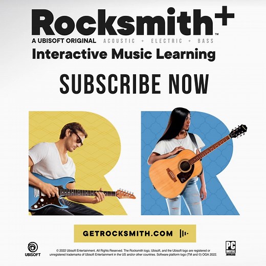 2.6K views · 75 reactions | Learn to play electric, acoustic, and bass guitar with Rocksmith+  Out now on PC!  https://news.ubisoft.com/en-gb/article/36PfsYLYXxlpPvcvXGYYV9 | Ubisoft | Facebook