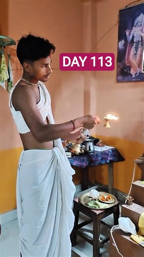 Day 113/365 – पुरुषार्थ | #transformation #harekrishna #radheradhe #bikashbrahmchari #shorts