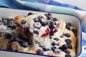Easy Blueberry Breakfast Casserole - BubbaPie