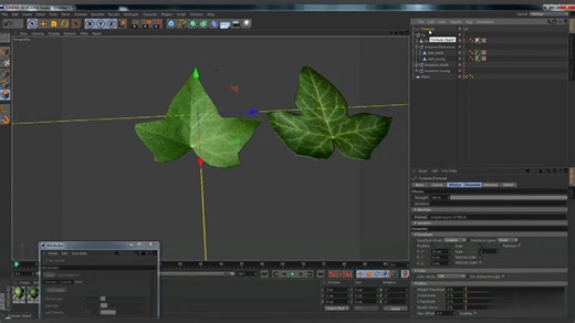 C4D插件-春藤植物生长教程含汉化版插件 Ivy Grower C4D R16-R19