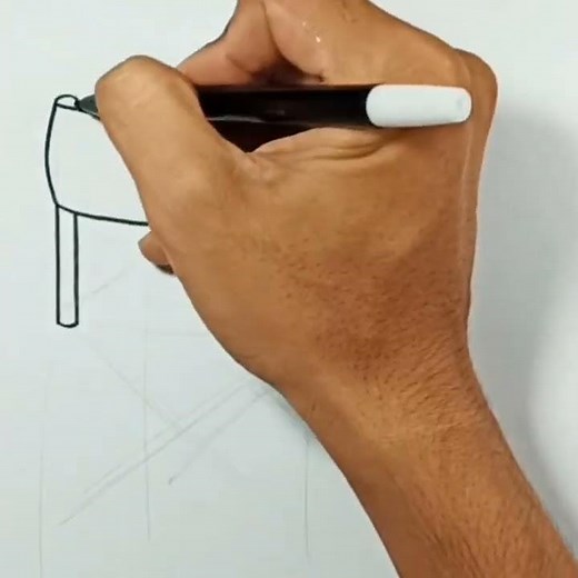 How to draw Film Director Chair #shorts