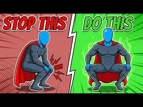 Stop Doing Squats Like This — You’re Destroying Your Knees! (Errors & Fixes)