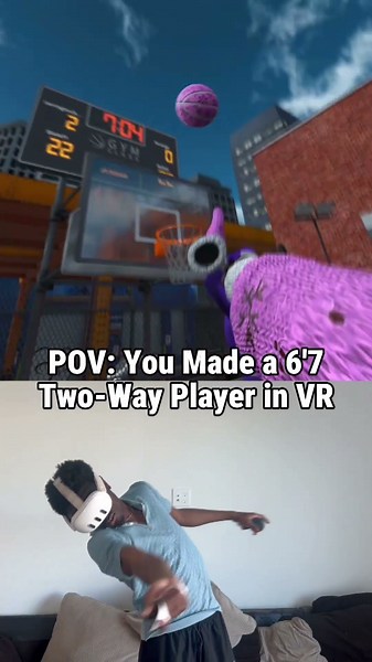 Is this the best build in the game?? #gymclassvr #basketball #vrbasketball #vr #vrgames