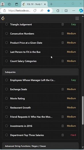 Leetcode SQL Overview | Crack SQL Interviews in 50 Questions #datascience #interviewprep #leetcode