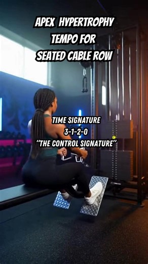 On seated cable rows, most lifters rush the pull and let the weight stack snap back. The movement turns into a biceps exercise with momentum instead of a structured back-builder. The Control Signature fixes that. The 3-second pull slows the concentric phase so scapular retraction happens deliberately. Instead of yanking the handle toward your torso, you drive the elbows back with control, recruiting the mid-back — rhomboids, mid traps, and lat fibers — under measurable tension. The 1-second hold