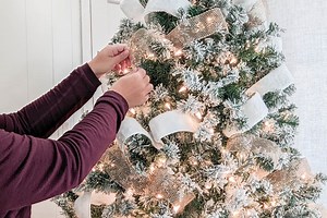 How to Put Ribbon on a Christmas Tree: The Best and Easiest Method