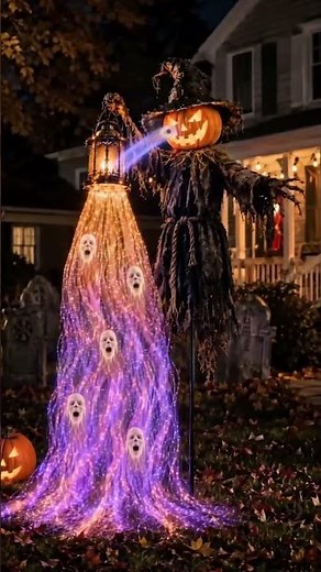 The Creepiest Yard Upgrade of 2026 👻 Animated Halloween Garden Lights